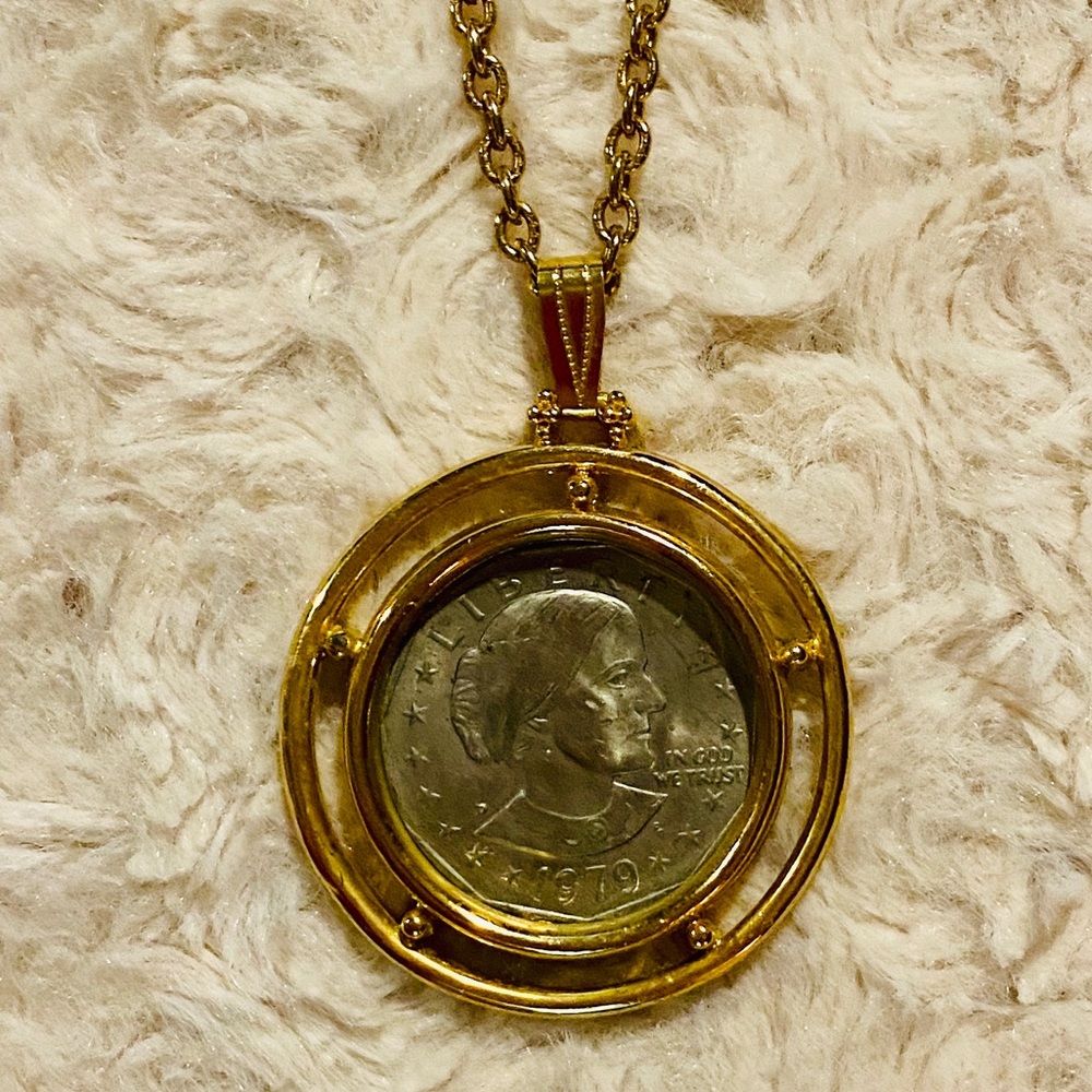 1979 Susan B Anthony Dollar Necklace “B&B”